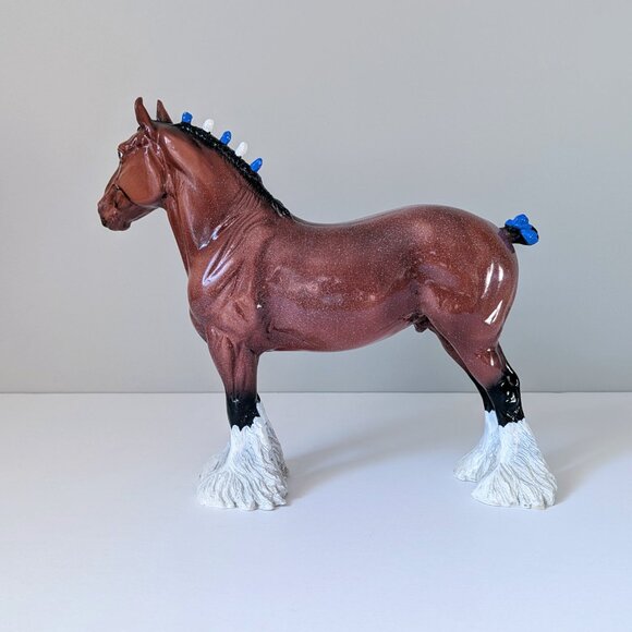 Black Horse Ranch Clydesdale Resin Model With Box - Picture 4 of 9